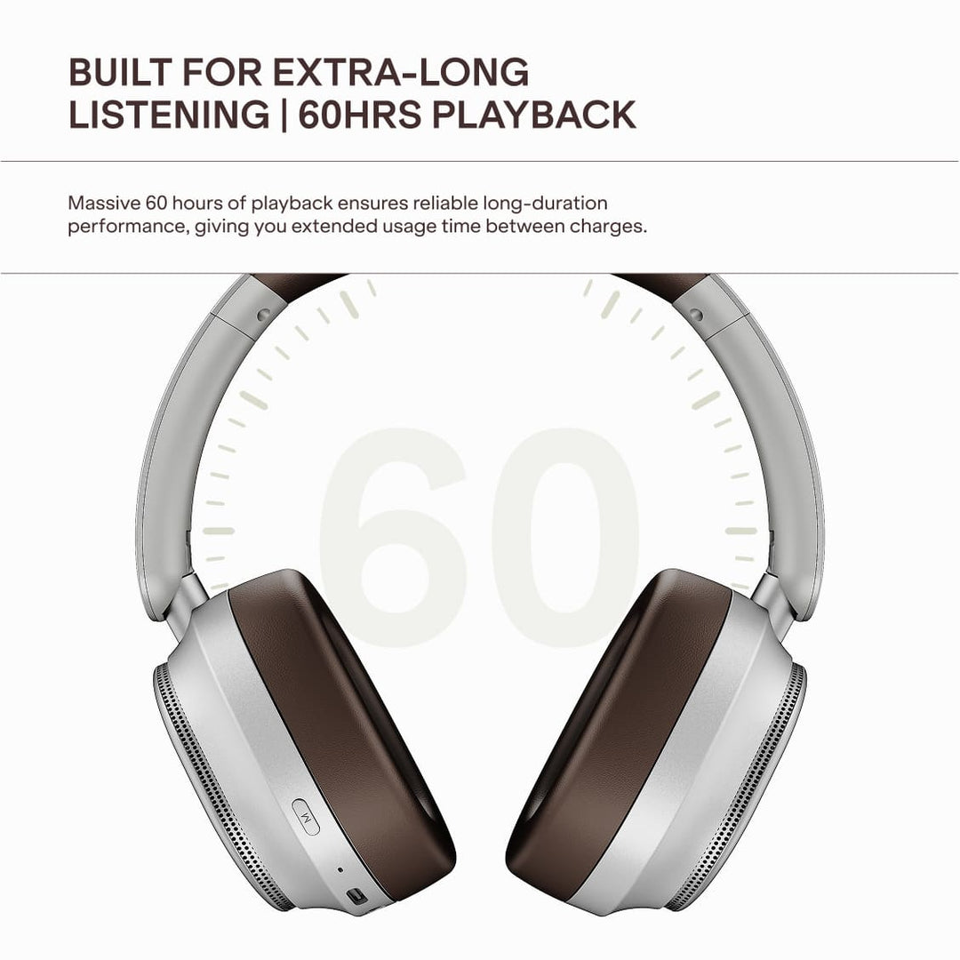 boAt Rockerz Plus 440 | Best-in-Segment Wireless Headphones with Dual Drivers & 60 Hours Playback