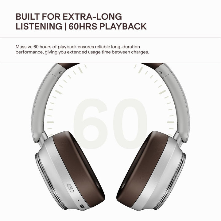 boAt Rockerz Plus 440 | Best-in-Segment Wireless Headphones with Dual Drivers & 60 Hours Playback