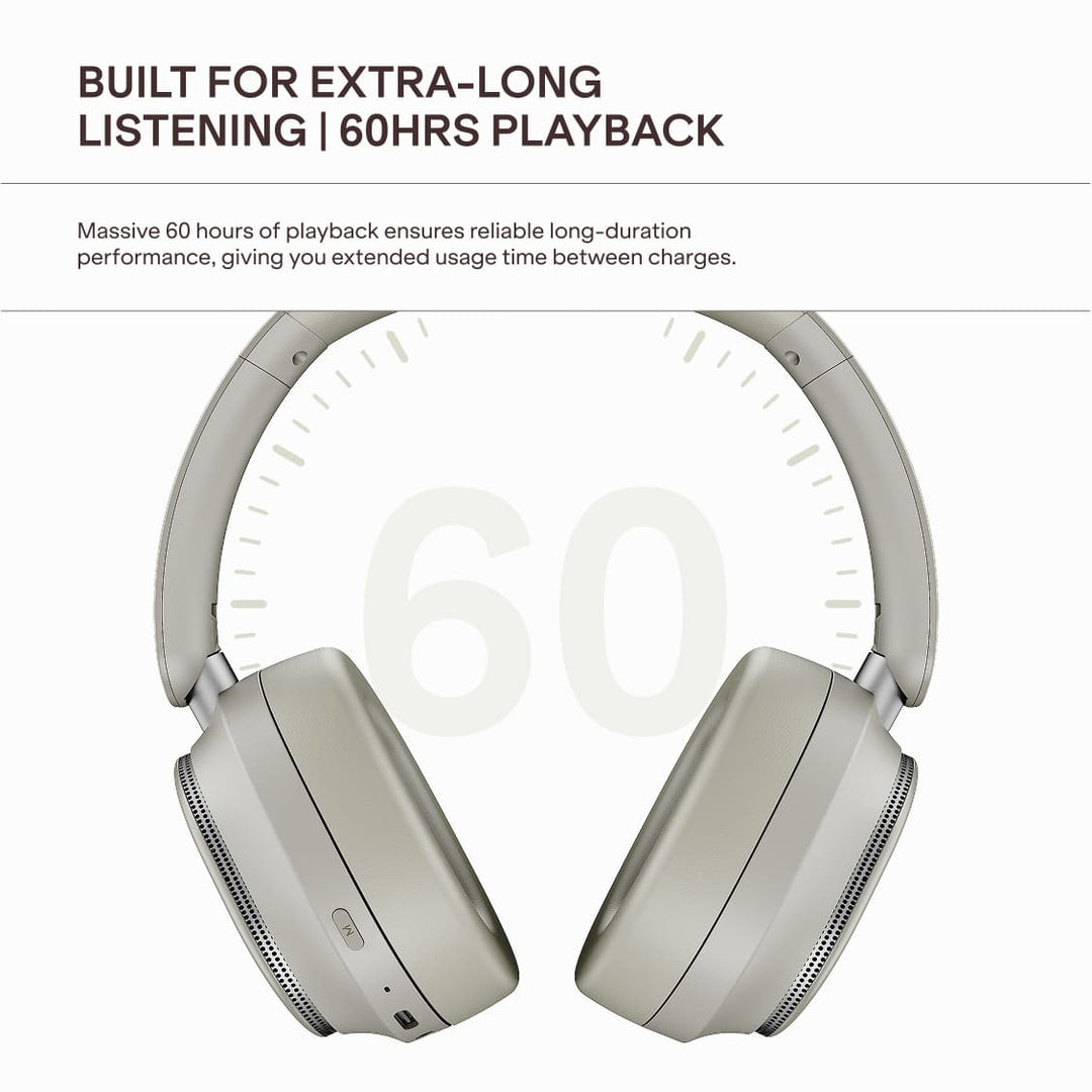 boAt Rockerz Plus 440 | Best-in-Segment Wireless Headphones with Dual Drivers & 60 Hours Playback