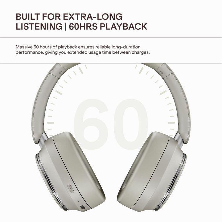 boAt Rockerz Plus 440 | Best-in-Segment Wireless Headphones with Dual Drivers & 60 Hours Playback