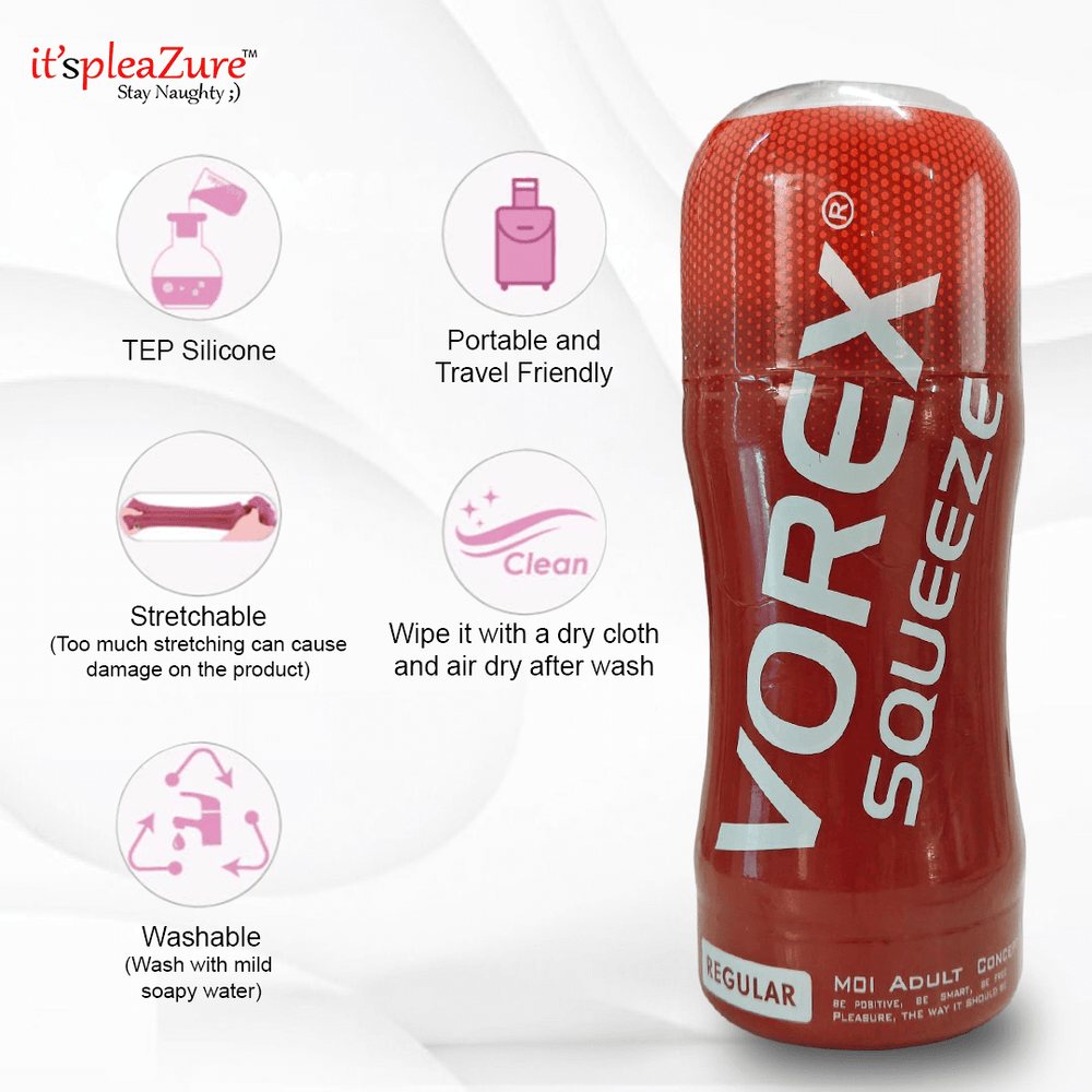 Vorex Squeez Adult Cup for Masturbation on Itspleazure