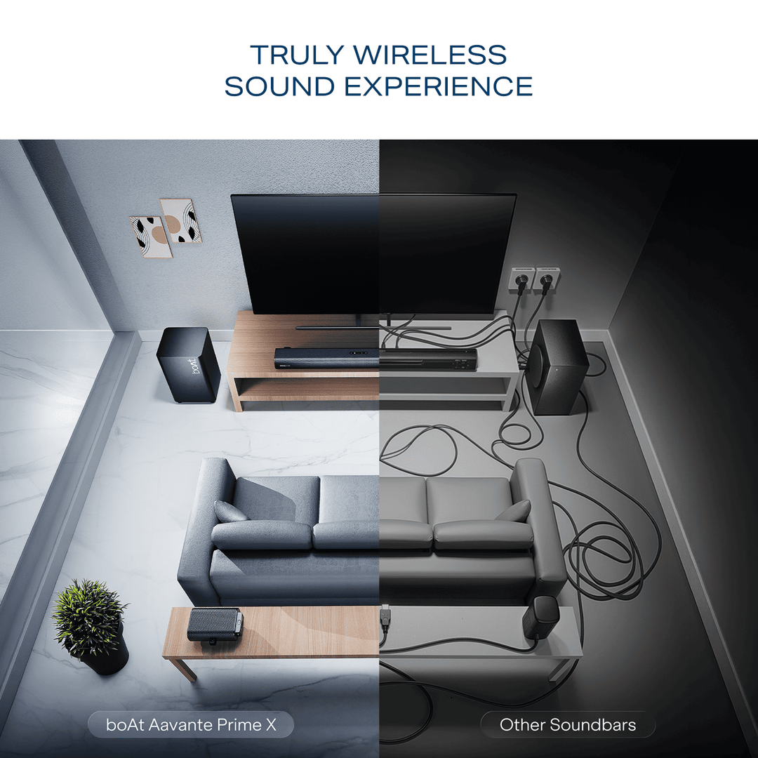 boAt Aavante Prime X | 700W 7.1.4 Channel Soundbar with Wireless Subwoofer & Satellites *(Free Installation Included)