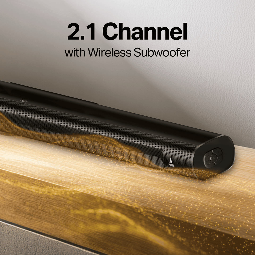 boAt Aavante Play | 180W Powerful Sound with 2.1 Channel Audio & Wireless Subwoofer