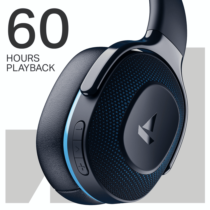 boAt Rockerz 413 | Wireless Headphones with 40mm Drivers, BEAST™ Mode, ENx™ Tech & 60H Playback