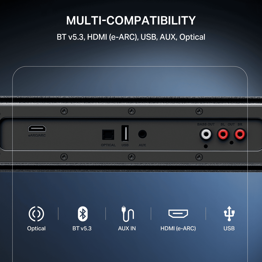 boAt Aavante Prime 5.1.2 5050DA | 550W 5.1.2 Channel Soundbar with Dolby Atmos, Wireless Rear Satellites & Master Remote *(Free Installation Included)