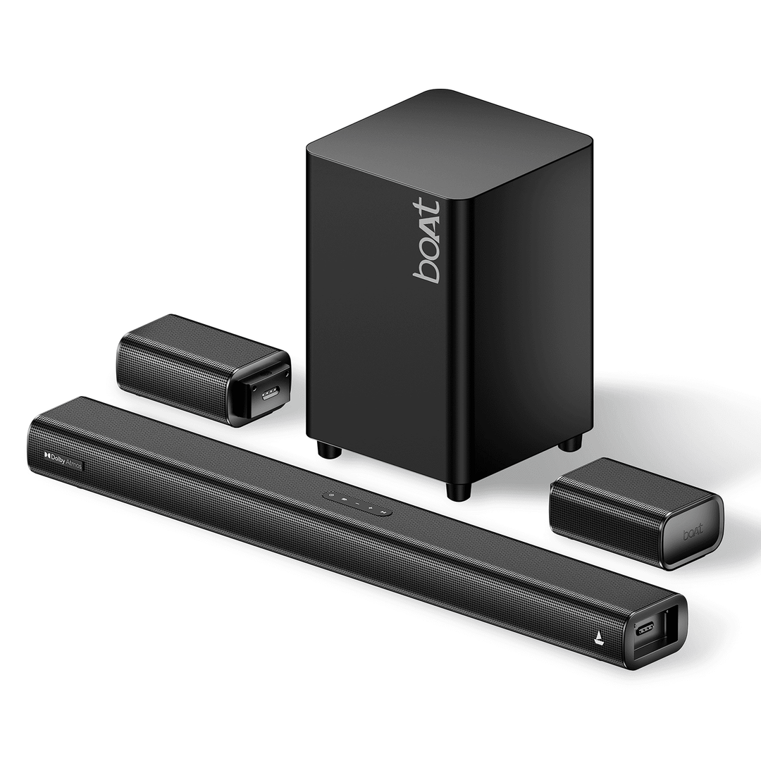 boAt Aavante Prime X | 700W 7.1.4 Channel Soundbar with Wireless Subwoofer & Satellites *(Free Installation Included)