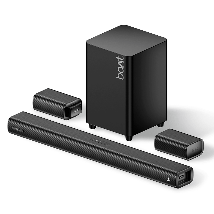 boAt Aavante Prime X | 700W 7.1.4 Channel Soundbar with Wireless Subwoofer & Satellites *(Free Installation Included)