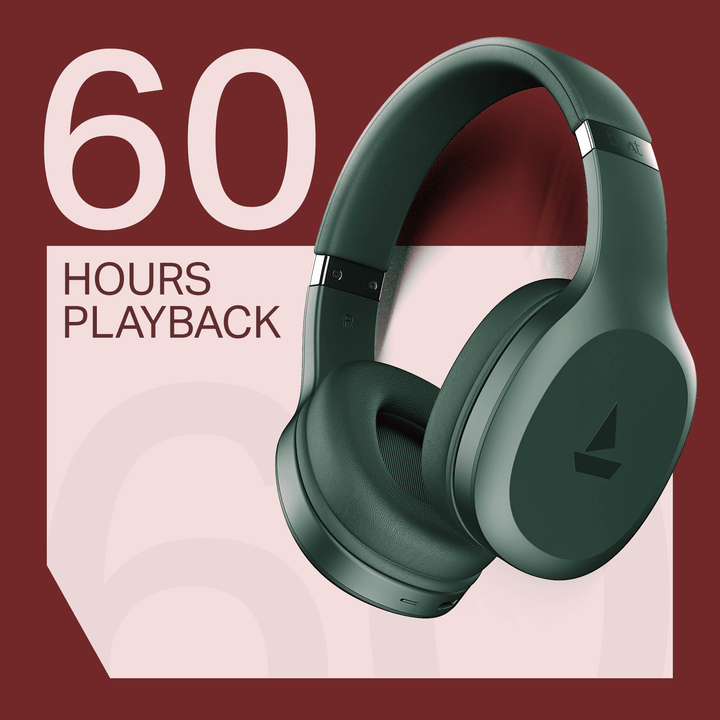 boAt Rockerz 412 | Wireless Headphones with 40mm Drivers, BEAST™ Mode, ENx™ Tech & 60H Playback