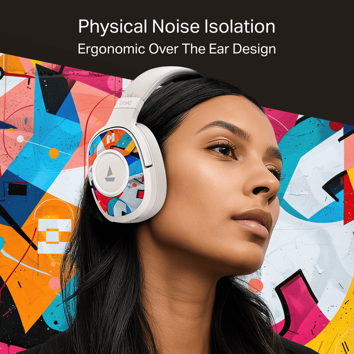 boAt Rockerz Plus 550 | Wireless Headphones with 100H Playback, 50mm Drivers & boAt Signature Sound
