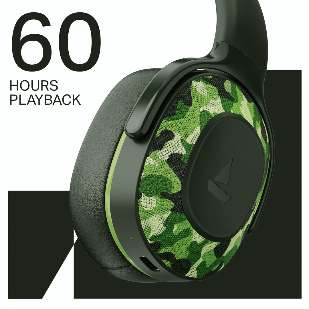 boAt Rockerz 413 | Wireless Headphones with 40mm Drivers, BEAST™ Mode, ENx™ Tech & 60H Playback