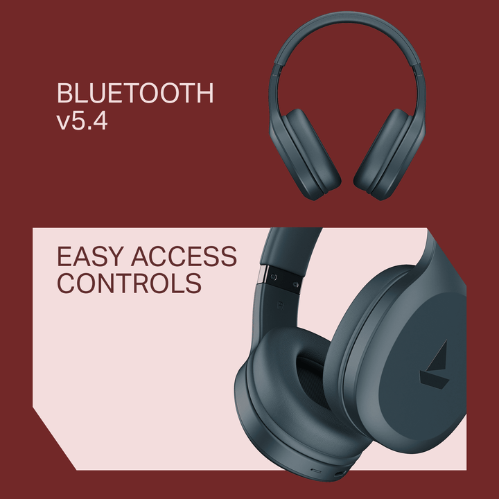 boAt Rockerz 412 | Wireless Headphones with 40mm Drivers, BEAST™ Mode, ENx™ Tech & 60H Playback