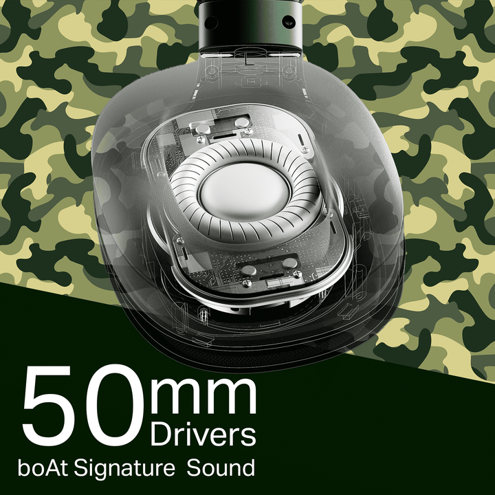 boAt Rockerz Plus 550 | Wireless Headphones with 100H Playback, 50mm Drivers & boAt Signature Sound