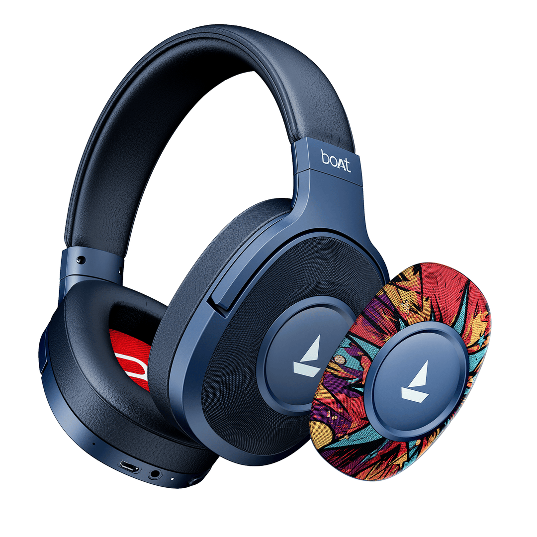 boAt Rockerz Plus 550 | Wireless Headphones with 100H Playback, 50mm Drivers & boAt Signature Sound