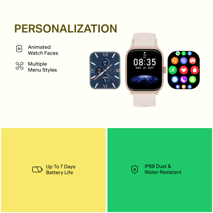 boAt Wave Astra 4 | HD Smartwatch with Bluetooth Calling, Functional Crown & Metallic Finish