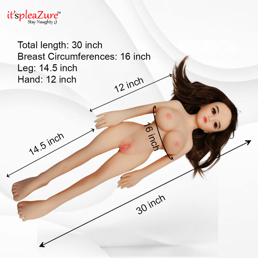 Itspleazure's 2.5 ft Real Silicon Sex Doll For Men