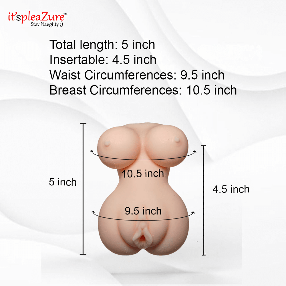 Itspleazure's Silicone Small Torso Masturbating Doll