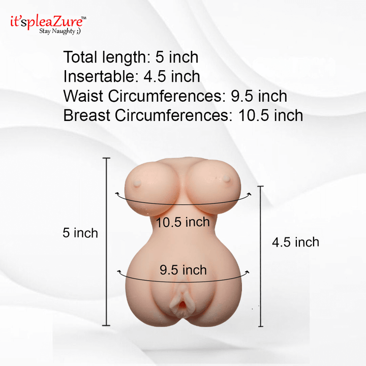 Itspleazure's Silicone Small Torso Masturbating Doll